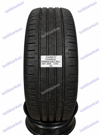 Continental 215/55R17 PremiumContact 5 ContiSeal  2. El Yaz Lastiği (2020) – 4 mm
