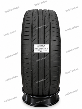 Continental  235/45R18 ContiSportContact 5 2. El Yaz Lastiği (2023) – 4 mm