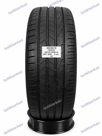 Hankook 225/55R18 Ventus Prime 3 X  2. El Yaz Lastiği (2020) – 5 mm