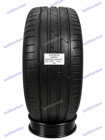 Hankook 275/40R18 Ventus S1 evo3 Run Flat  2. El Yaz Lastiği (2021) – 4 mm