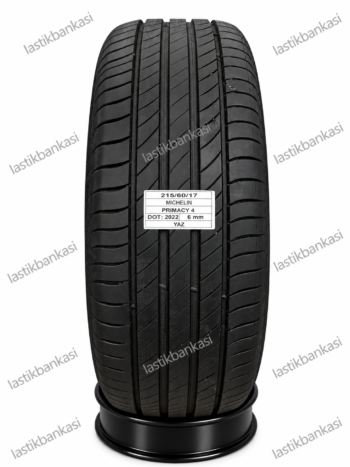 Michelin 215/60R17 Primacy 4  2. El Yaz Lastiği (2022) – 6 mm